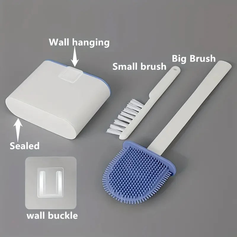 toilet brush with holder