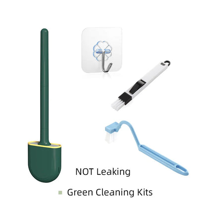 toilet brush with holder