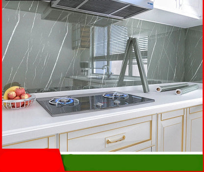 Thick Oil Proof Wall Stickers Foil Wallpaper