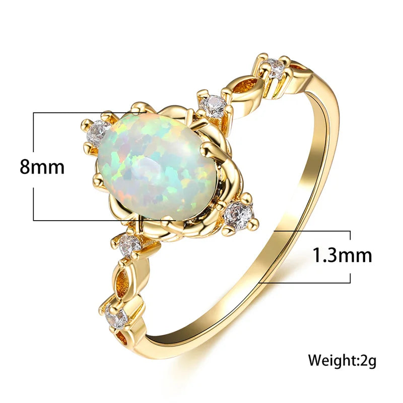 Adjustable Zircon Heart Rings for Women